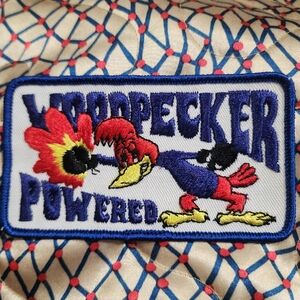Woodpecker Power Vintage Embroidered